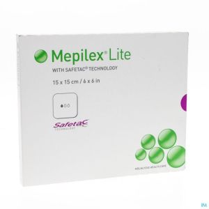 Mepilex Lite Pans Fin Sil Ster 15x15,00cm 5 284300